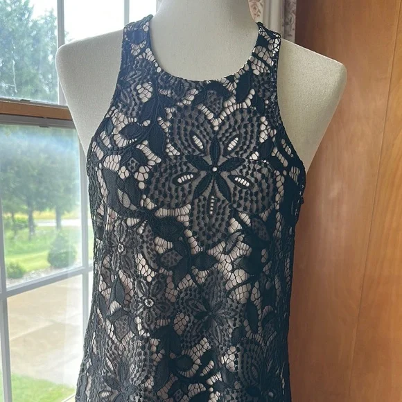 Express- NWT: Elegant Black Lace Dress - Picture 6 of 16